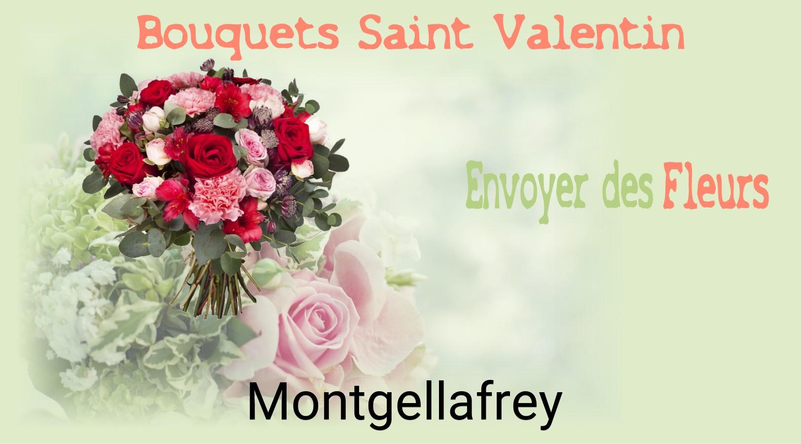 Roses de Saint-Valentin livrées à Montgellafrey